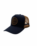 CT NAVY/BROWN TRUCKER CAP