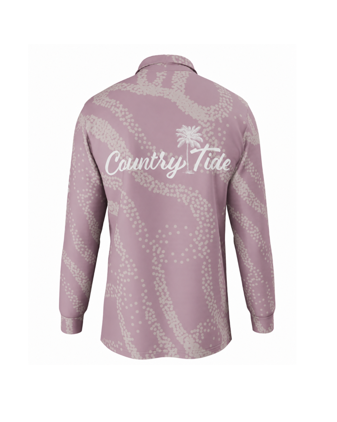 Dusty Rose Collared Adult Fishing Shirt